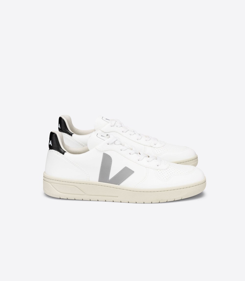 Veja Trainers Mens White - V-10 Cwl - VXCS-98136